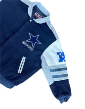 Load image into Gallery viewer, Vintage Jeff Hamilton NFL Dallas Cowboys Jacket Mens XXL Leather Wool Varsity