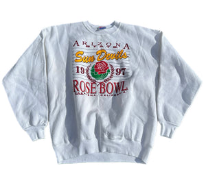 Vintage 1997 ARIZONA STATE SUN DEVILS Football ROSE BOWL Sweatshirt XL Crewneck