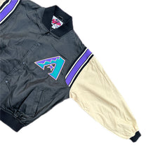 Load image into Gallery viewer, Vintage Majestic Arizona Diamondbacks 90’s Bomber XL Jacket