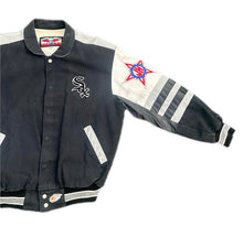 Load image into Gallery viewer, Vintage Chicago White Sox Jeff Hamilton Jacket Leather Coat MLB 90s Large