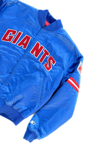 Vintage 90s New York Giants NFL Starter Pro Line Bomber Satin Jacket Men’s L