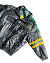 Load image into Gallery viewer, Green Bay Packers Leather Starter Jacket XL Jordan Love Team Excellent Condition