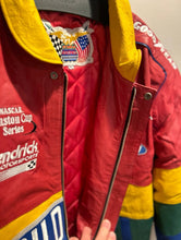 Load image into Gallery viewer, NASCAR Jacket XXL Vintage Jeff Hamilton DuPont Leather Coat 2XL