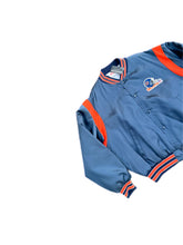 Load image into Gallery viewer, Vintage Chicago Bears NFL Football Satin Nylon Bomber Button Up Jacket XXL NWOT