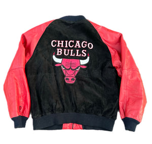 Vintage Pro Player NBA 90’s Chicago Bulls Leather Mens Large L