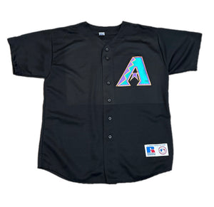 Arizona Diamondbacks Russell USA Authentic Vintage Baseball Jersey 90s XL Black