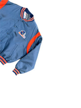 Load image into Gallery viewer, Vintage Chicago Bears NFL Football Satin Nylon Bomber Button Up Jacket XXL NWOT