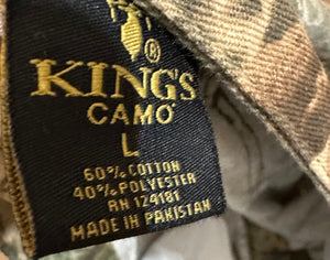 King's Camo Desert Shadow Camo Cargo Hunting  Pant Men's 36R