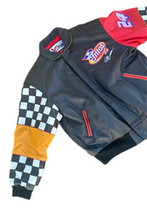 Jeff Gordon #24 Black Leather Jacket Large (XL) Chase Authentics Fritos Nascar
