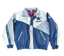 Load image into Gallery viewer, Dallas Cowboys Pro Player Vintage Nylon Puffer Jacket L