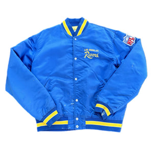 Vintage Starter LA Los Angeles Rams 80’s Satin Jacket Large L