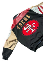 Load image into Gallery viewer, Vintage San Francisco 49ers Official NFL Jeff Hamilton Leather Wool Jacket XL