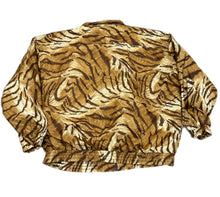 Load image into Gallery viewer, Vintage Kaktus Ladies XL Tiger Animal Print Zip Up Jacket.