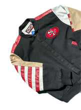 Load image into Gallery viewer, Vintage San Francisco 49ers Official NFL Jeff Hamilton Leather Wool Jacket XL