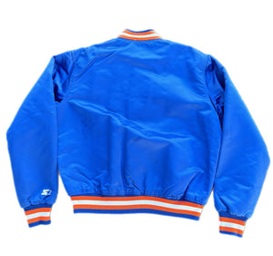 Vintage Cleveland Cavaliers Starter NBA Satin Jacket Mens Large L Blue