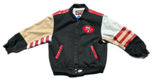 Load image into Gallery viewer, Vintage San Francisco 49ers Official NFL Jeff Hamilton Leather Wool Jacket XL