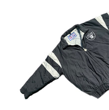 Load image into Gallery viewer, Vintage Oakland Los Angeles Raiders Logo 7 Puffer Jacket Coat Xlarge XL