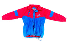 Load image into Gallery viewer, Vintage 90s Buffalo Bills Full Zip Puffer Jacket By Starter Pro Line M Medium