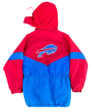 Load image into Gallery viewer, Vintage 90s Buffalo Bills Full Zip Puffer Jacket By Starter Pro Line M Medium