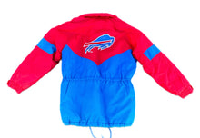 Load image into Gallery viewer, Vintage 90s Buffalo Bills Full Zip Puffer Jacket By Starter Pro Line M Medium