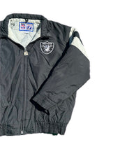 Load image into Gallery viewer, Vintage Oakland Los Angeles Raiders Logo 7 Puffer Jacket Coat Xlarge XL