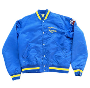 Vintage Starter LA Los Angeles Rams 80’s Satin Jacket Large L