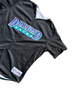 Vintage MLB Arizona Diamondbacks Jersey L Black White Reversible Jersey Majestic