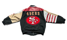 Load image into Gallery viewer, Vintage San Francisco 49ers Official NFL Jeff Hamilton Leather Wool Jacket XL