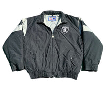 Load image into Gallery viewer, Vintage Oakland Los Angeles Raiders Logo 7 Puffer Jacket Coat Xlarge XL