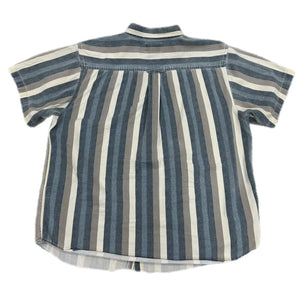 Vintage Route 66 Denim Striped Short Sleeve Shirt XL