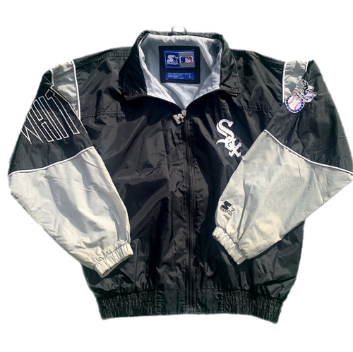 90’s Chicago White Sox Starter Jacket Size L Large Vintage Windbreaker Baseball
