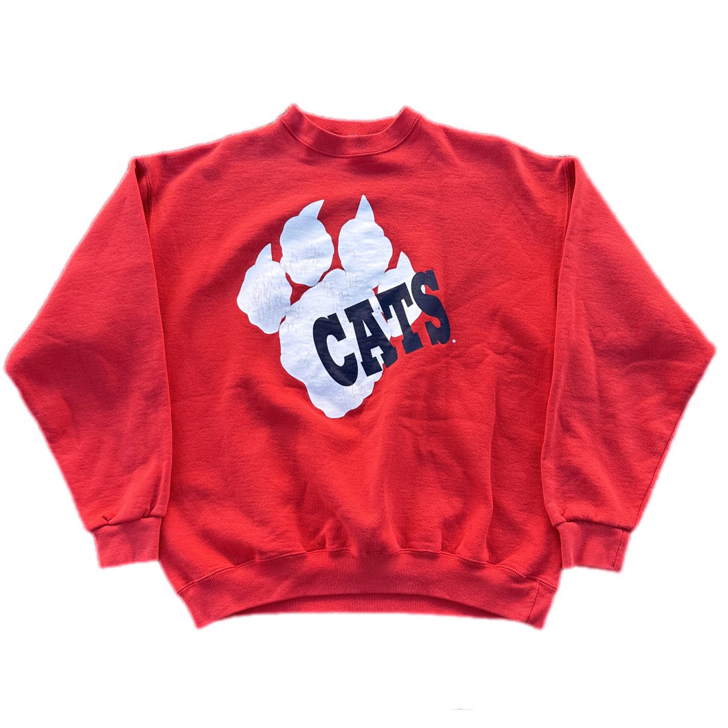 Vintage 90s University of Arizona Wildcats Logo Crewneck Sweatshirt XL