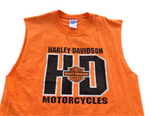 Load image into Gallery viewer, Vintage Harley Davidson Shirt Adult L Large Orange Mens 2003 Y2K Sleeveless