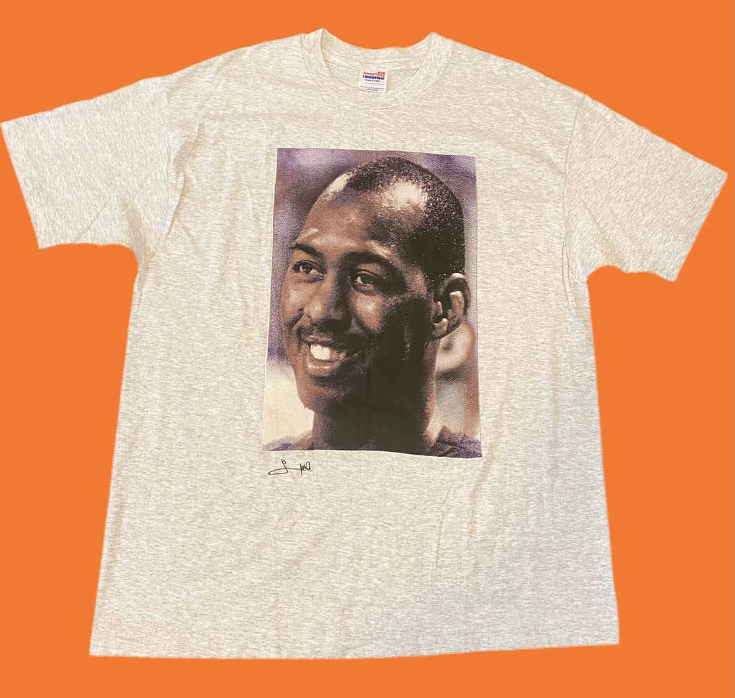 Vintage Phoenix Suns Danny Manning XL Shirt Gray RARE