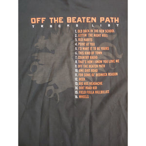 Justin Moore Off The Beaten Path Unisex T Shirt Black Large Country Music