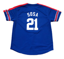 Load image into Gallery viewer, Vintage 90&#39;s Starter Sammy Sosa #21 (XL) Chicago Cubs Button Up Baseball Jersey