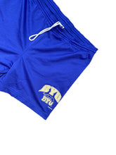 Load image into Gallery viewer, Vintage 1997 BYU COUGARS Men’s Blue Mesh BASKETBALL SHORTS Med Champion Style