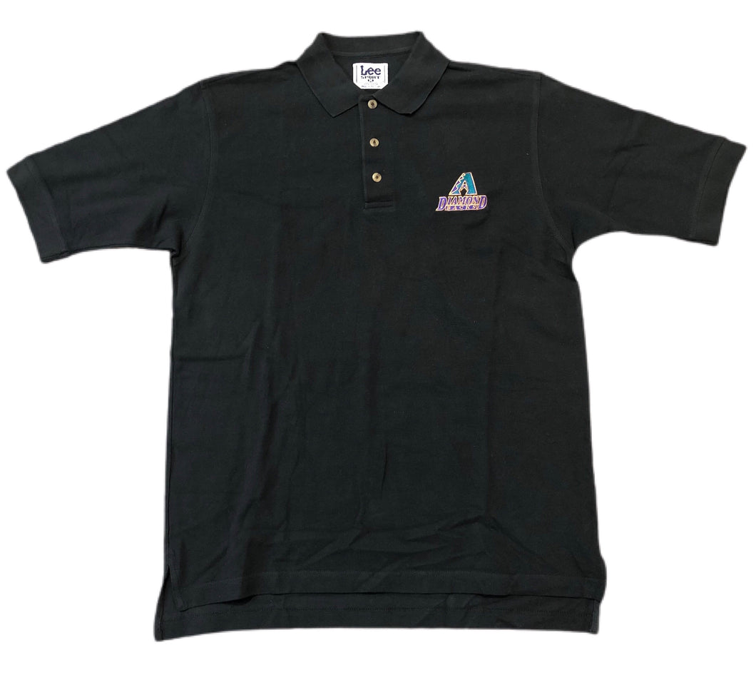 Vintage Lee Sport MLB Arizona Diamondbacks Embroidered Polo Short Medium