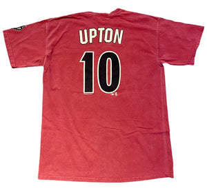 Majestic Vintage Looking Arizona Diamondbacks Justin Upton Tshirt Mens L Sedona Red