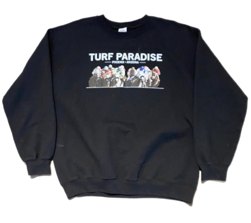 Turf Paradise Phoenix Arizona Vintage cotton polyester horse racing sweatshirt L