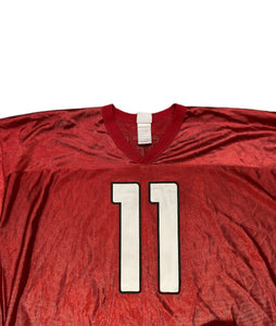 Larry Fitzgerald NFL Jersey Arizona Cardinals #11 Red Mens Size 4XL