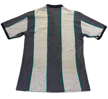 Load image into Gallery viewer, Vintage Mens Seattle Mariners Short Sleeve Striped Polo Antigua Gray Size XL